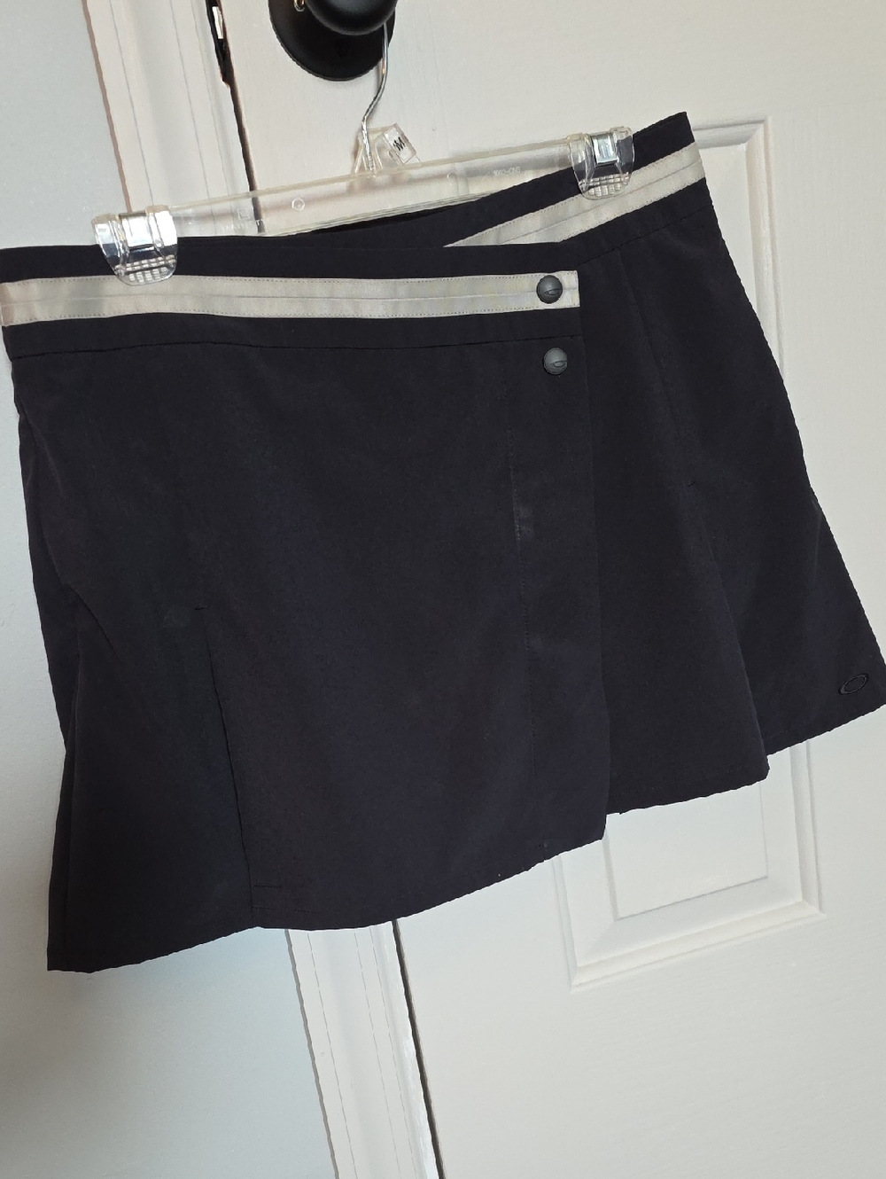 Oakley Black Athletic Skort with White Logo